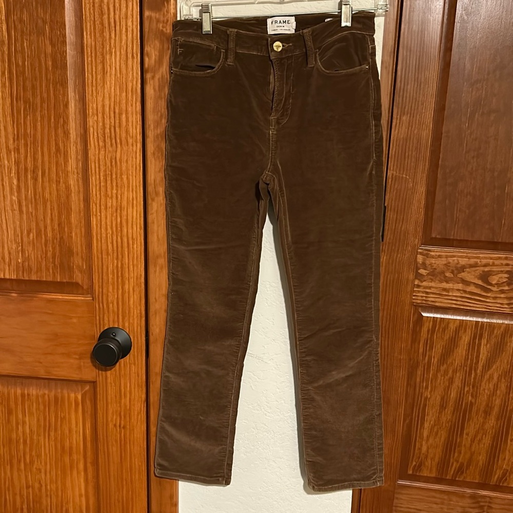 frame rusty brown cords